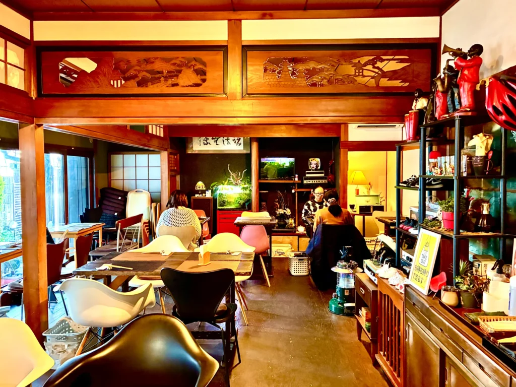 希志庵、古民家レストラン、室内内観