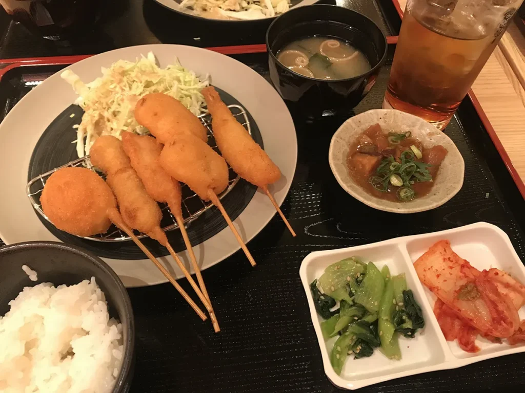 串かつだるま 梅定食