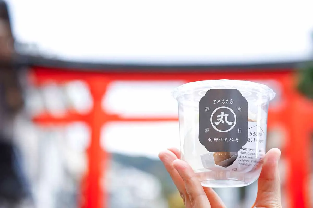 まるもち家伏見稲荷本店「水を食べている」かのような新感覚スイーツ