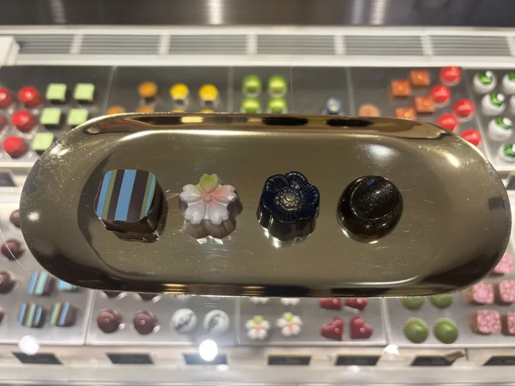 「ウッドベリー」、「桜もち」、「ピスタチオ＆マジパン」、「ストロベリーガム＆アニスマートル」