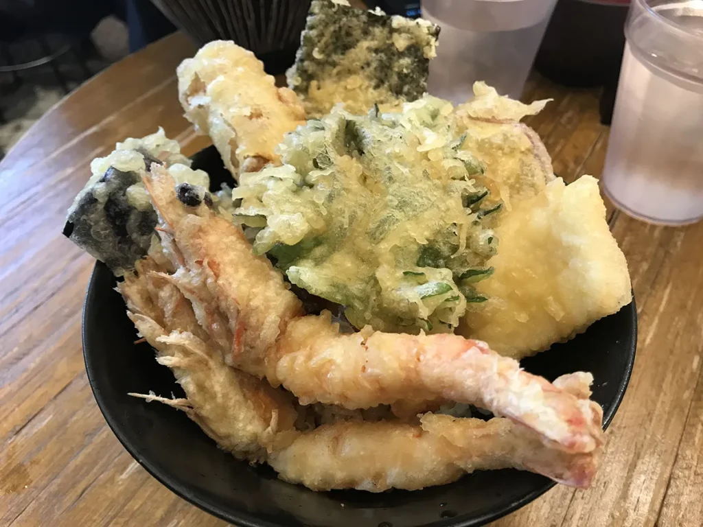 ニカイノオアシス 車海老天丼