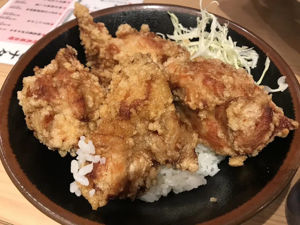 焼鳥のヒナタ 唐揚げ丼唐揚げ4ケ
