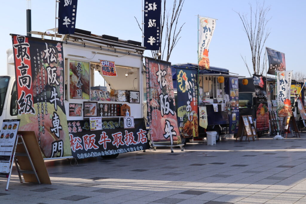 高槻安満遺跡高専、キッチンカーグランプリ、風景