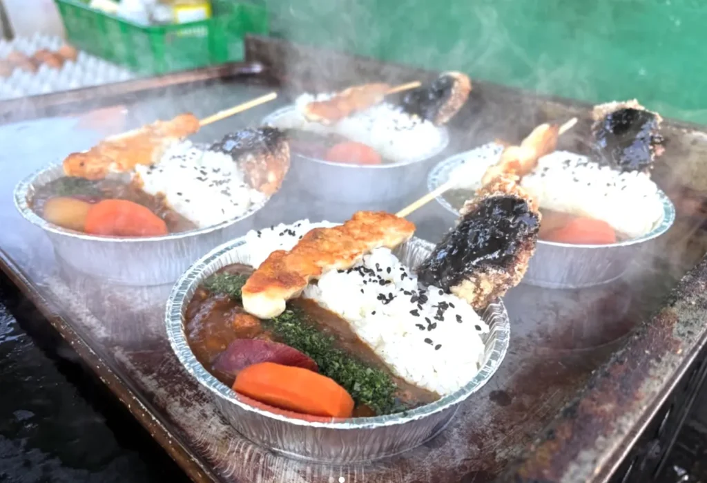 見山の郷の安威川ダムカレー