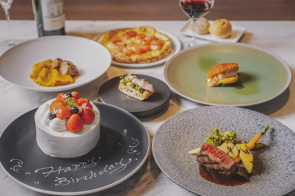 XEXWESTディナーメニュー