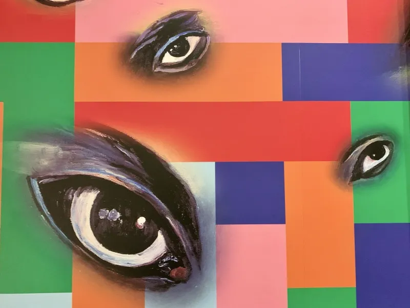 横尾忠則現代美術館 目玉廊下