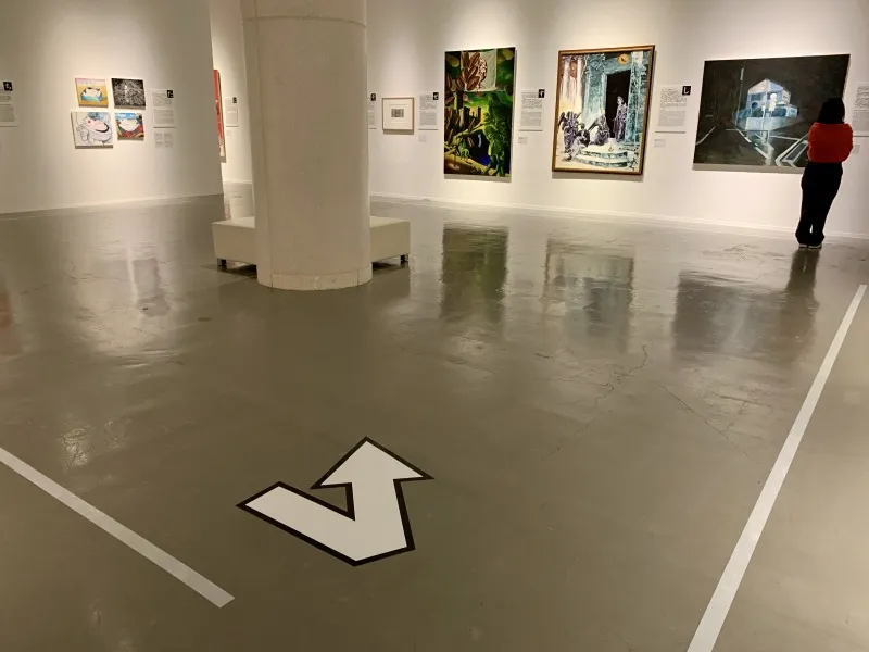 横尾忠則現代美術館 床