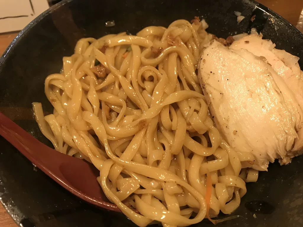 BAR ca ALE 鶏チャーシューと煮干しタレの油そば300g