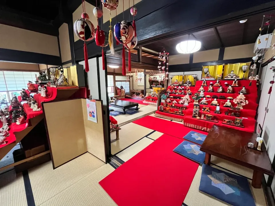 ふれあいひなまつり　神足ふれあい町家　部屋全体