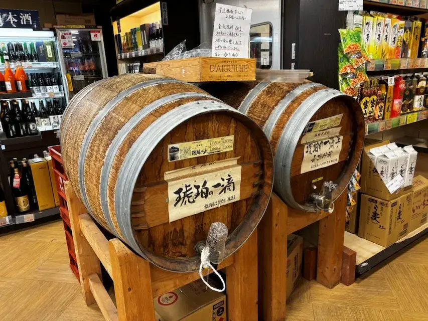 焼酎の量り売り