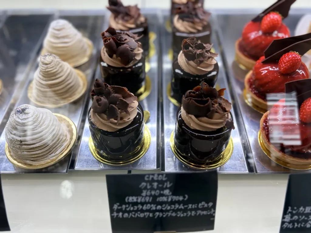 「パティスリー イデ」ケーキ