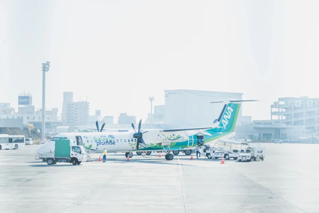 伊丹空港　飛行機