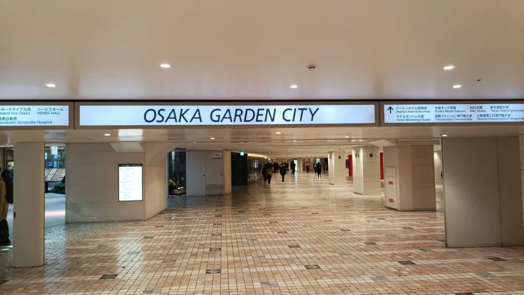 カプリチョーザ ＫＩＴＴＥ大阪店　アクセス１