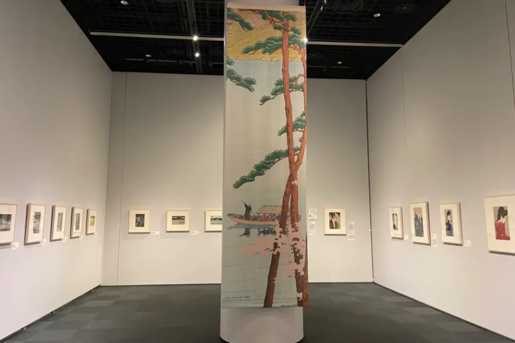 「Ⅰ「新版画」の誕生」展示の様子