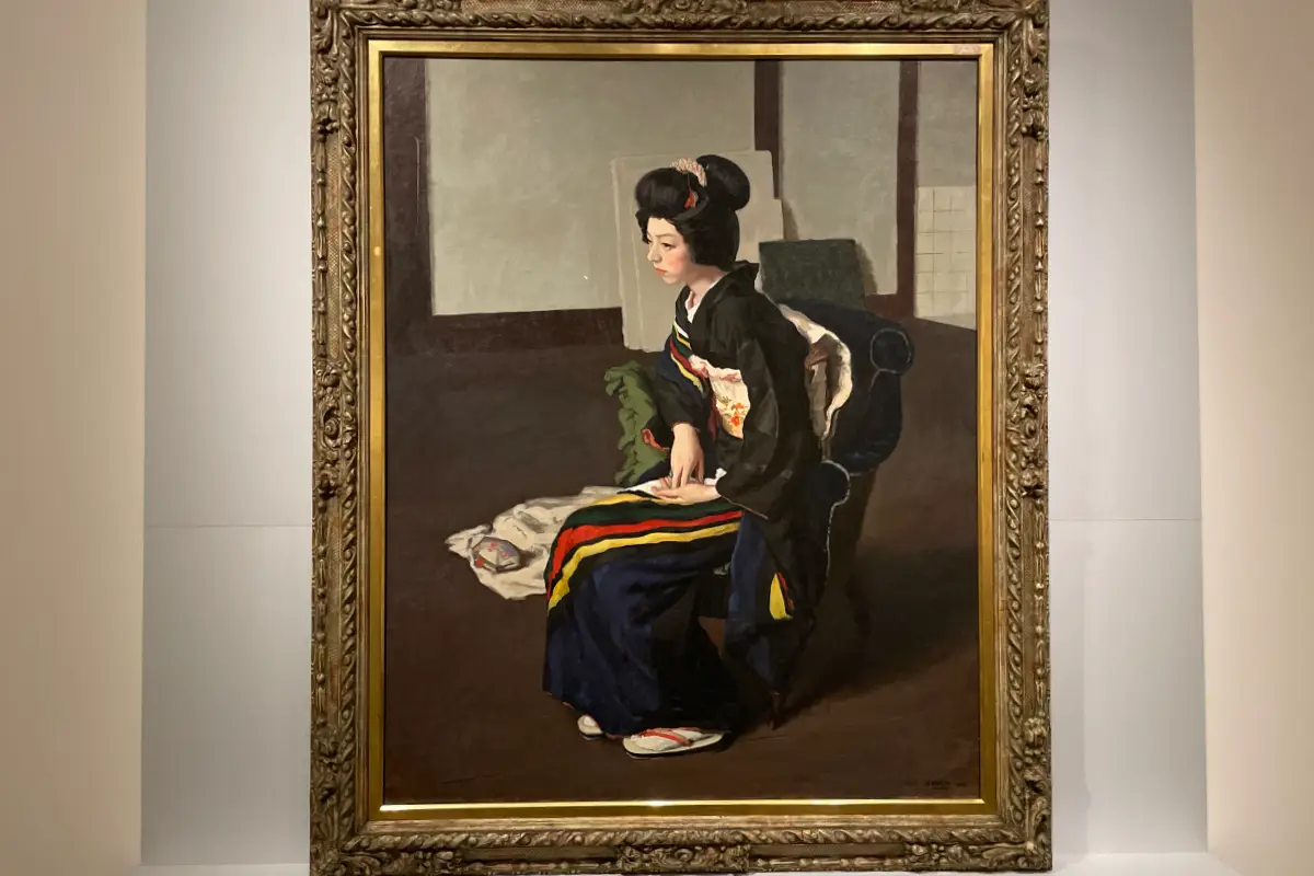 小磯良平、幻の名作《日本髪の娘》が約90年ぶりに日本に里帰り