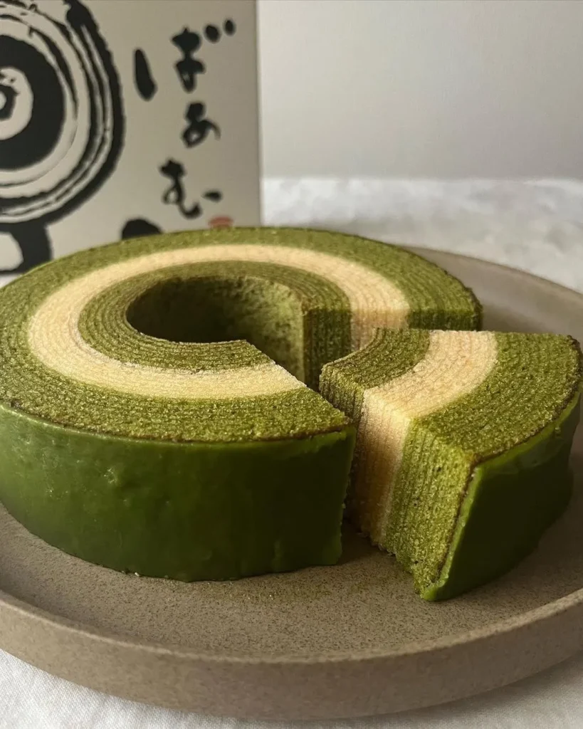 開封した京ばあむ