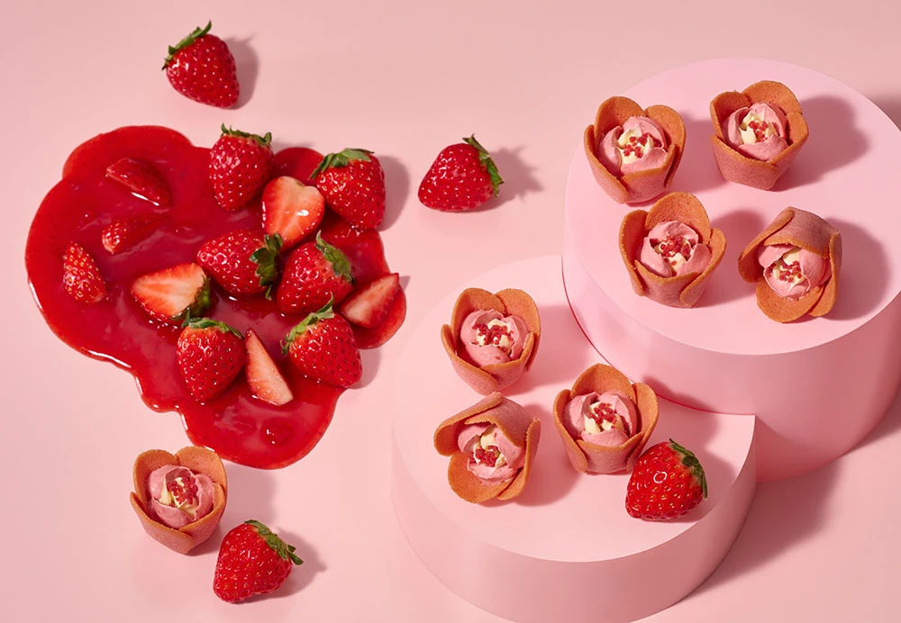 美味しい花屋「TOKYOチューリップローズ」から“あまおう苺”にバターのコクがとろけあう春限定商品が新発売！阪急うめだ本店でも販売