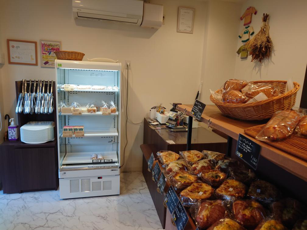 「Boulangerie Maison H」店内