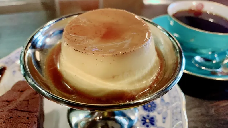 まるもの足跡　バレンタインセット　プリン