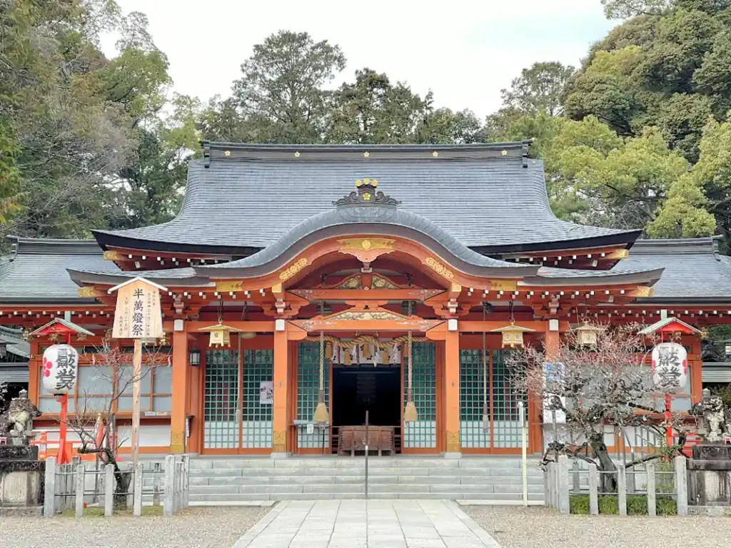 長岡天満宮の観梅　拝殿