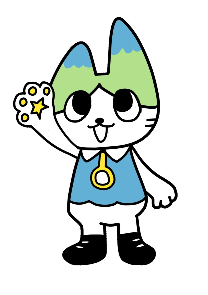 にゃだ　手振り