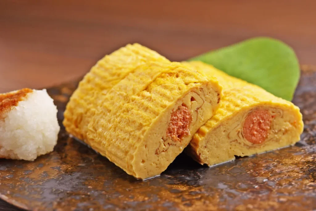 小野の離れ 明太子のだし巻き