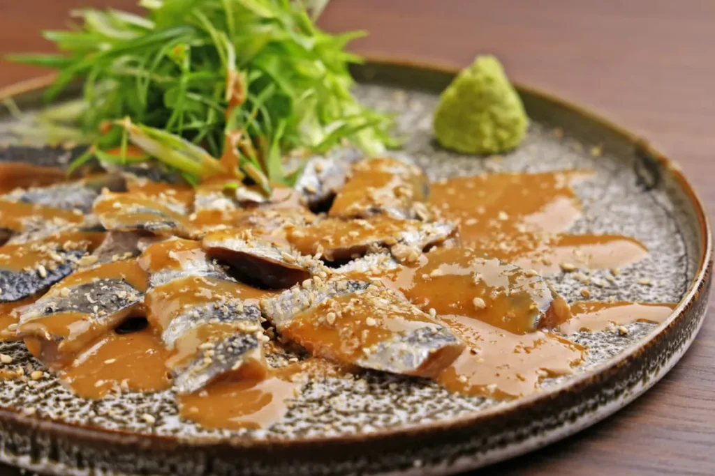 小野の離れ 胡麻とろサバ