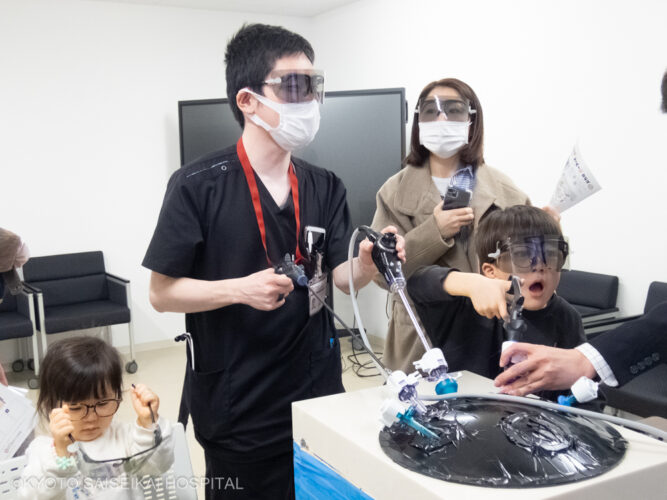 京都済生会病院　済生会フェア―　体験ブース