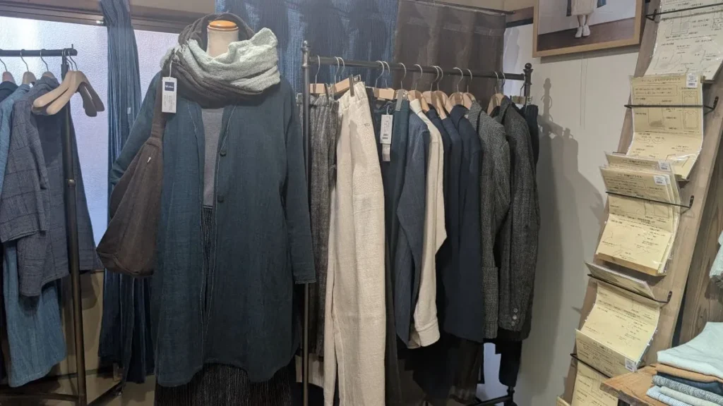 shokuの店手織り布の手作り服