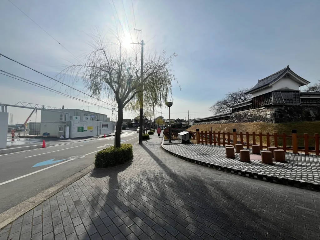 京都府×JR東海道本線 最大級マンションプロジェクト　前の道路