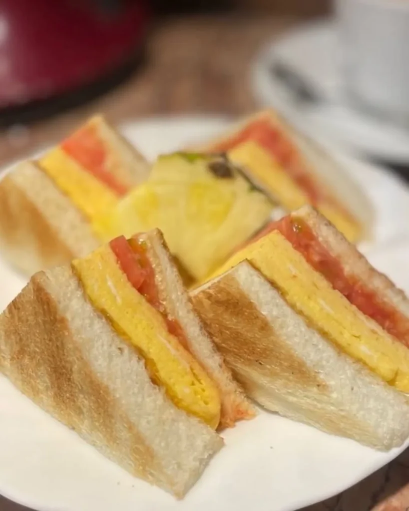 喫茶サンシャインのサンドイッチ