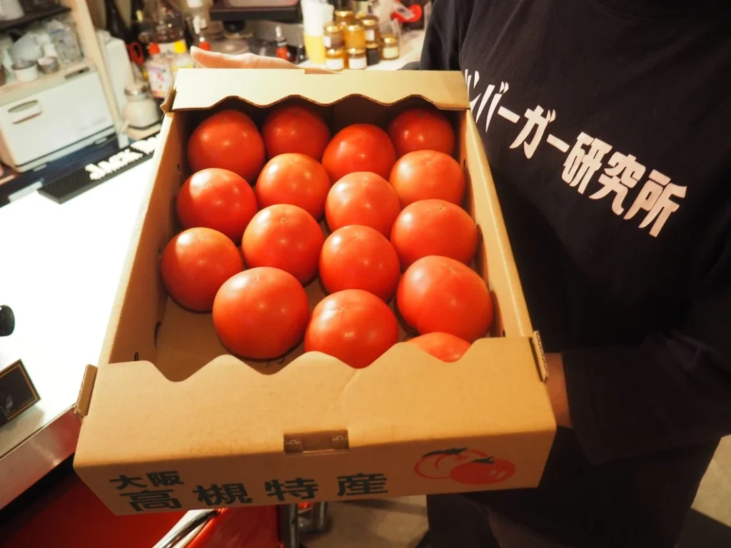 高槻バーガー　T’s Diner 　トマト