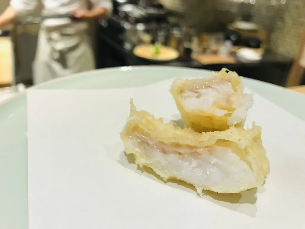 天ぷら好日 甘鯛の身