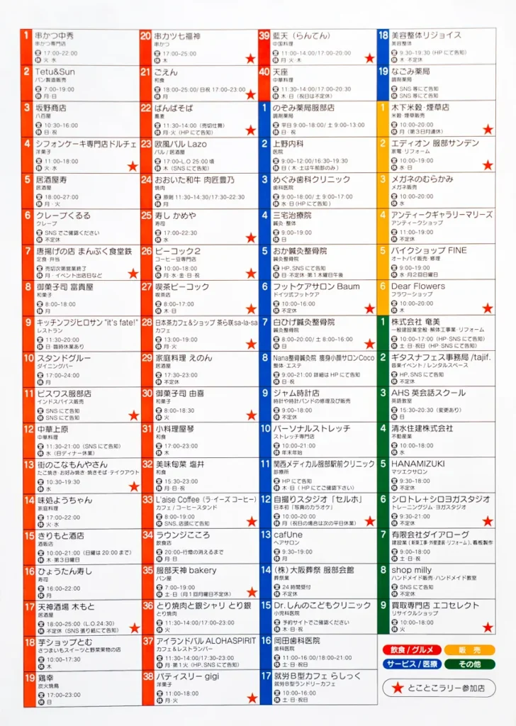 服部とことこマップ　チラシ2