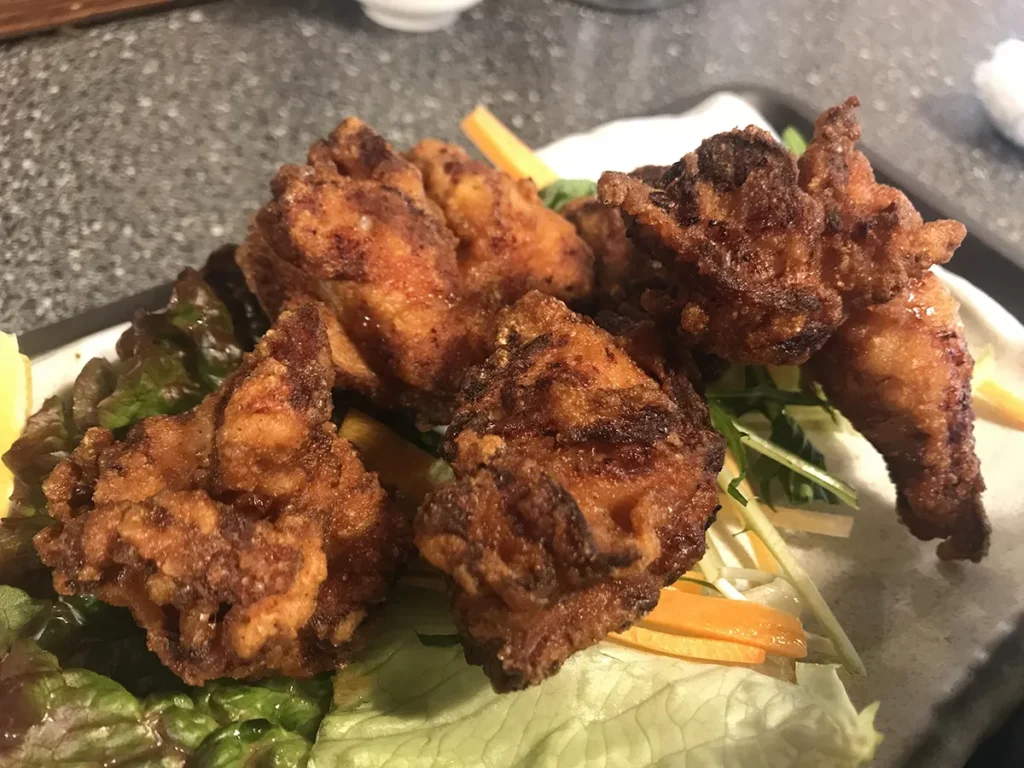 焼き鳥とおつまみ佐藤 佐藤の○特定食A.ももの唐揚げ