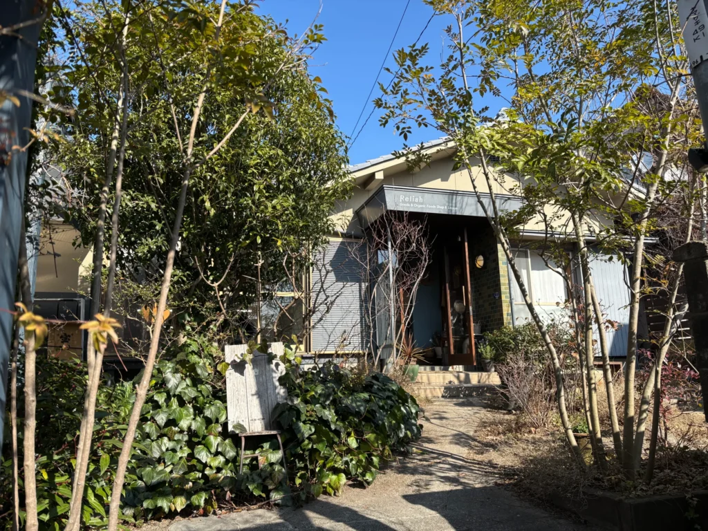 山崎ビオマルシェ-会場の庭