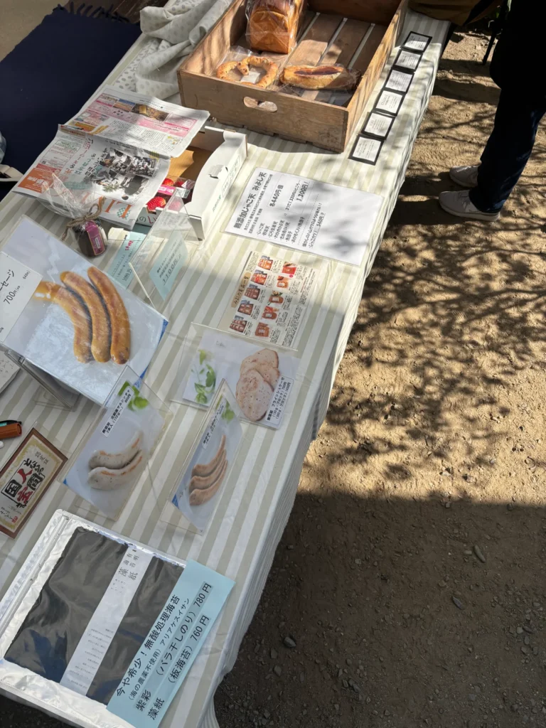 山崎ビオマルシェ-出店風景