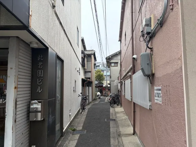 Dankeへの路地