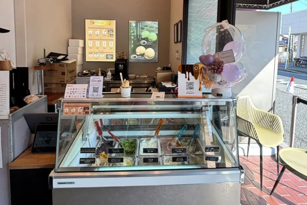 箕面山麓ファーム 店内