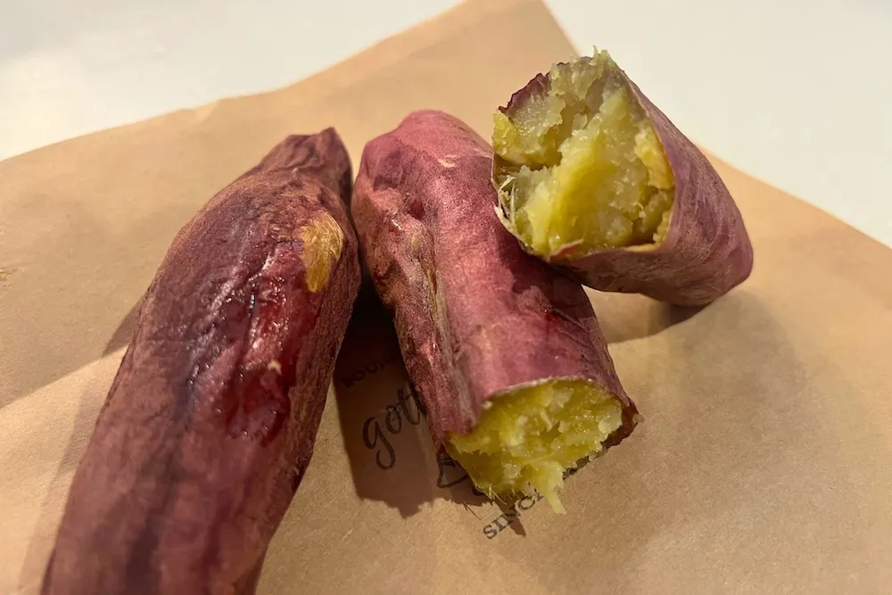 焼き芋スイーツを研究するお店ごっつぉさんの焼き芋