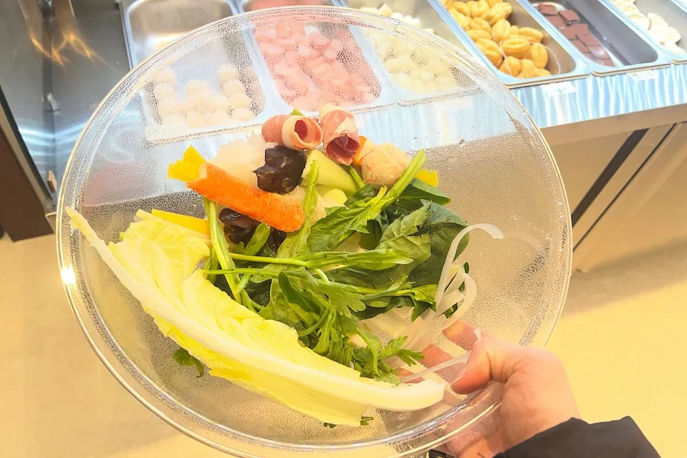 秋さんの麻辣烫で選んだ具材