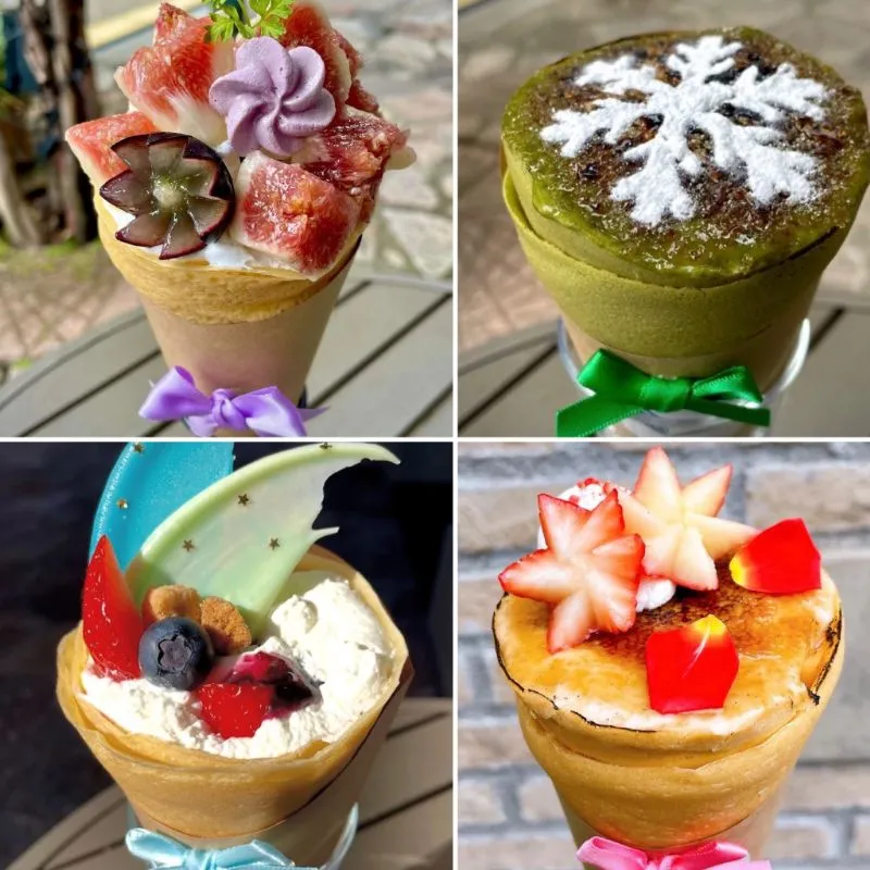 宝塚公演・組カラークレープ