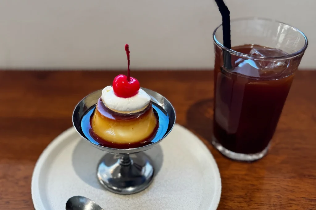 Delight -coffee&bake-　プリン＆アイスコーヒー