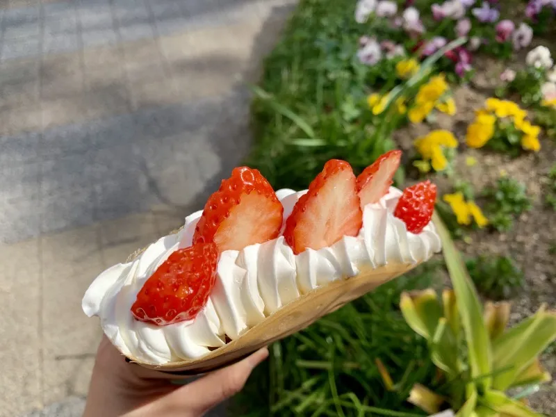 エトワール六甲　期間限定クレープ　寄り