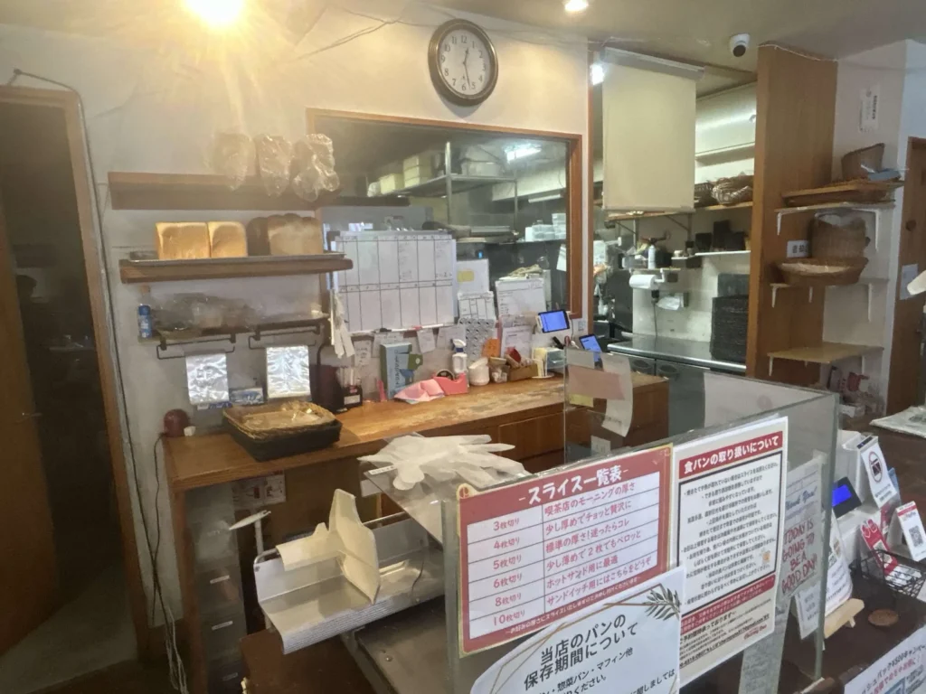 店内の様子 レジ付近