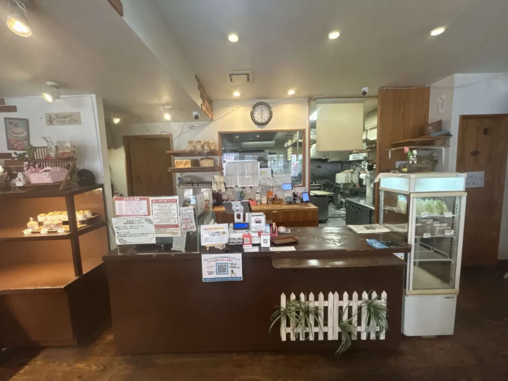 店内の様子 レジ付近