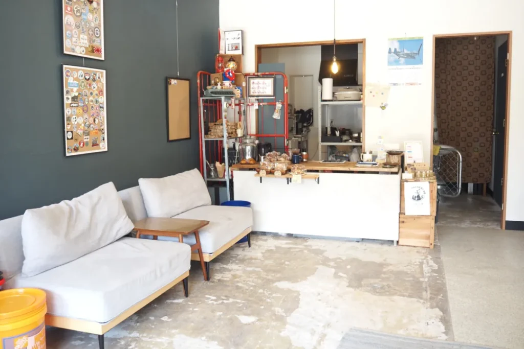 ゆったり座れるふんわりソファー