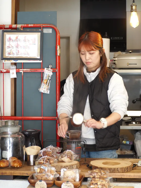 注文が入ってから1杯ずつ丁寧に入れてくれます