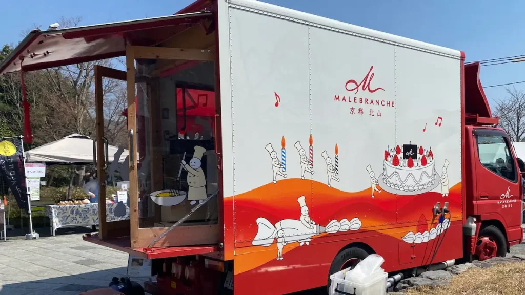 嵐山フェスの移動車販売