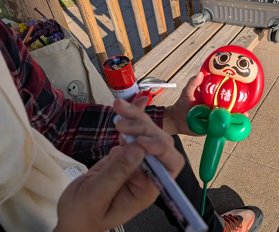 バルーン作品が完成